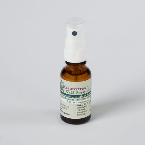 Xyli-Spray Kräuterfrisch in der Glassprühflasche, Produktbild