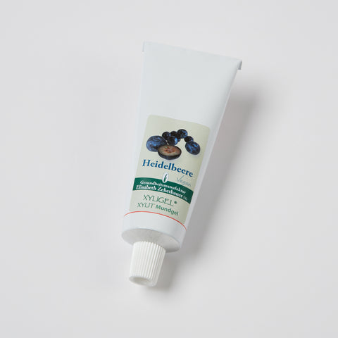 Xyligel Heidelbeere Geschmack zuckerfreies Mundgel in der Tube, Produktbild