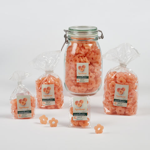 XYLIT-BLÜMCHEN Aprikose Geschmack in verschiedenen Verpackungsgrößen, Produktbild 