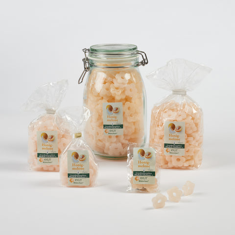 XYLIT-BLÜMCHEN Honigmelone Geschmack in verschiedenen Verpackungsgrößen, Produktbild 
