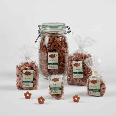 XYLIT-BLÜMCHEN Kakao Geschmack in verschiedenen Verpackungsgrößen, Produktbild 