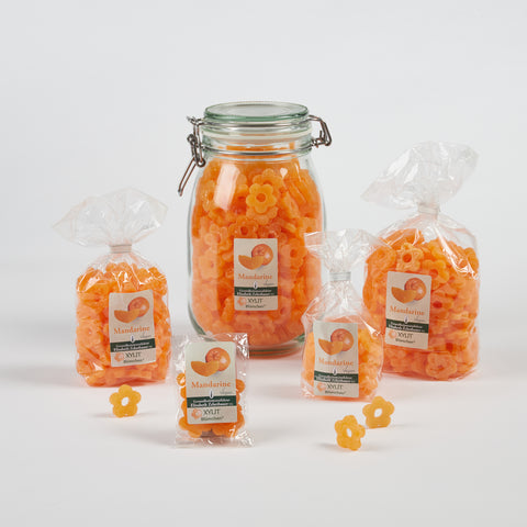 XYLIT-BLÜMCHEN Mandarine Geschmack in verschiedenen Verpackungsgrößen, Produktbild 