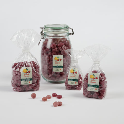 Xylit Bonbons Kirsche-Zitrone Geschmack in verschiedenen Verpackungsgrößen, Produktbild 