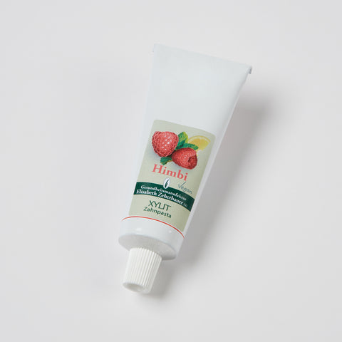 XYLIT Zahnpasta Himbi - Himbeer-Zitrone Geschmack in der Tube, Produktbild